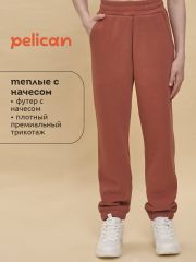 471078 PELICAN Брюки Терракотовый