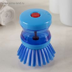 140277 Щётка с дозатором для моющего средства, цвет МИКС