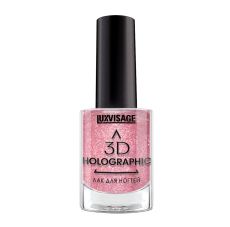 LuxVisage 3D Holographic Лак для ногтей тон 717 Бежево-розовый коралл
