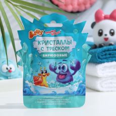 9243026 Кристаллы с треском Baffy для ванны, бирюзовый, 10 г