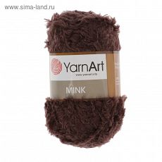 3710989 Пряжа "Mink" 100% полиамид 75м/50гр (333 кофе)