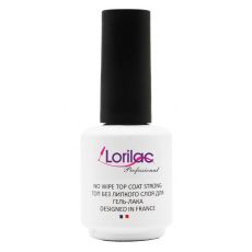 Верхнее покрытие Lorilac Professional No Wipe Top Coat Strong без липкого слоя 15 ml