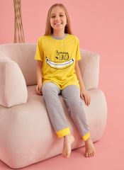 8419 (1391) Пижама для девочки ZEYZEY kids Желтый