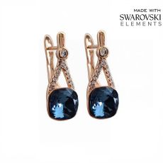 Серьги с кристаллами Swarovski