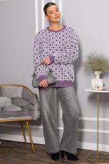 LT Collection Джемпер Б14429-20М фиолетовый