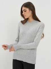Джемпер женский 9242-94158 св.серый меланж NEWVAY