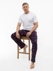 НФ-00224842 Текс-плюс Брюки Красный,синий