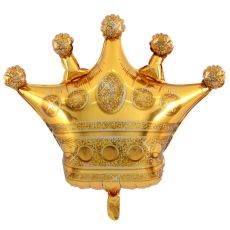 В0111 Шар фольга Корона зол.9098см