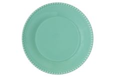 Тарелка обеденная, 26 см, фарфор P, зелено-голубая, Бусины, Tiffany, 62486