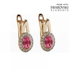 Серьги с кристаллами Swarovski