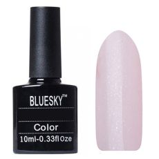 Bluesky Гель-лак для ногтей / Classic 134 SH, молочный снег с шиммером, 10 мл