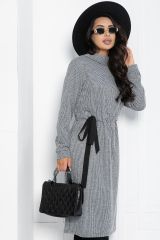 П12377-30 LT Collection Платье серый