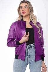 Б8801 LT Collection Бомбер фиолетовый