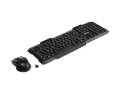 Комплект клавиатура и мышь Defender Jakarta C-805 RU, беспровод,мембран,1600 dpi,USB,чёрный 4991387