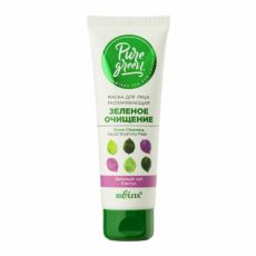 027431 Belita PURE GREEN. Маска для лица распаривающая «Зеленое очищение», 75 мл