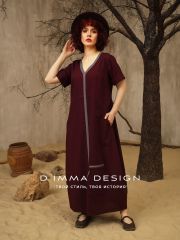 526858 DIMMA Платье Бордовый