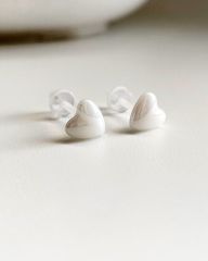 Серьги-пусеты из керамики