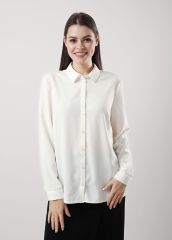 494808 CLEVER Блузка молочный
