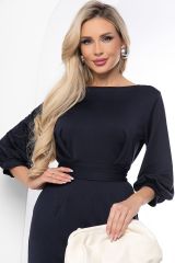 П8693 Платье LADY TAIGA Темно-синее