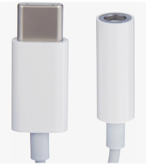 Переходник на наушники и зарядку для iP Lightning - Jack 3.5 мм / Адаптер Lightning - 3.5 мм Jack