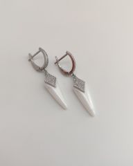 Серьги с керамикой