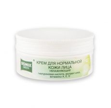 025437   Domix Green Professional. Крем увлажняющий для нормальной кожи лица с гиалуроновой кислотой, экстрактом алоэ, 75 мл