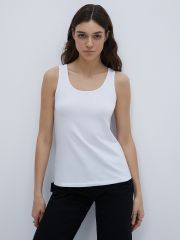 OmT_D1101 Майка женская, CO+EL Omsa Майка Bianco (Белый)