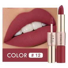 Помада O.TWO.O Rose Gold 2 in 1 Matte Lipstic & Liquid Lipstik № 12 3.5 g