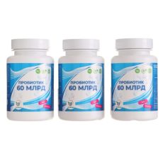 Пробиотик 60 миллиардов Vitamuno, 3 упаковки по 60 таблеток 10720303