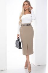 Ю8849 LT Collection Юбка капучино