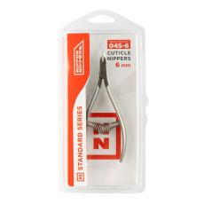 Nippon Nippers Кусачки маникюрные для кутикулы / Standard NN_NS-04S-6, спиральная пружина, ручная заточка, 6 мм