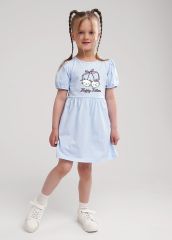 548231 CLEVER Платье голубой