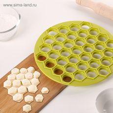 4443945 Пельменница 37 ячеек, d=24,5 см, цвет МИКС пластик