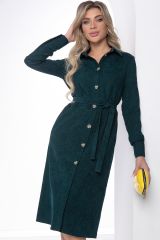 П8528 LT Collection Платье изумруд