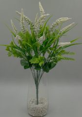 Куст микс самшит, папоротник и обсып. эремурус