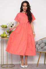 538119 LT Collection Платье коралловый