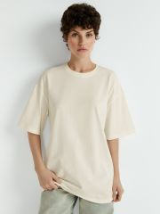 Omsa Футболка OmT_D1302 Футболка женская OVERSIZE, CO Avorio (Молочный)