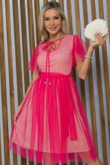 532693 LT Collection Платье фуксия