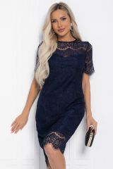 П12316-29 Платье LADY TAIGA Темно-синее