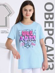 513328 Апрель Футболка светло-голубой