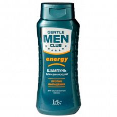 014659 Iris Gentlemen club. Шампунь ENERGY тонизирующий для ослабленнных волос, 400 мл