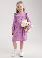 548180 CLEVER Платье св.розовый/молочный