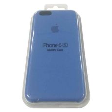 Силиконовый чехол для iPhone 6/6S васильковый