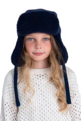 Шапка ушанка ДЕТСКАЯ индиго