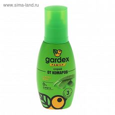 1413309 Спрей от комаров Gardex Family, 100 мл