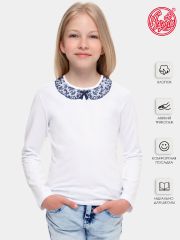 444934 Апрель Лонгслив белый