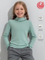 444308 Апрель Водолазка светло-зеленый