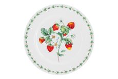 Тарелка обеденная, 27 см, фарфор F, белая, Земляника, Strawberry meadow, 60925