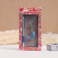 АКЦИЯ! 3 по цене 2! Набор подарочный 2 в 1, ручка, брелок, МИКС