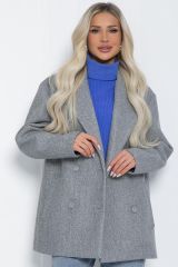 Б12484-7 LT Collection Пальто серый